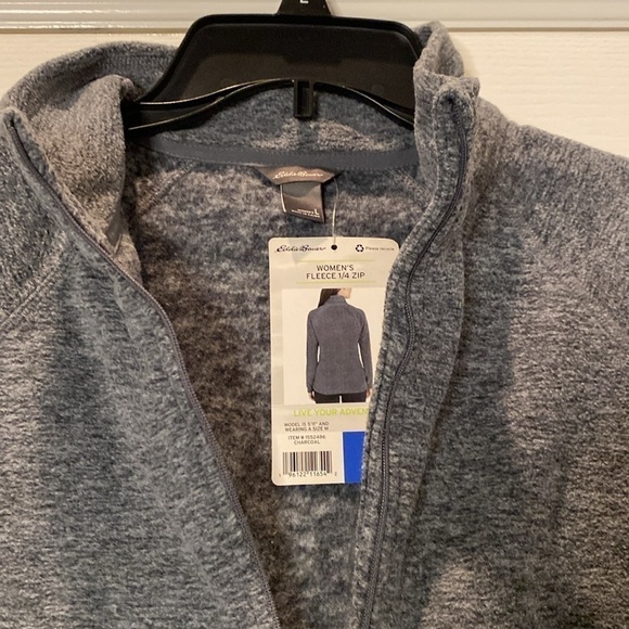 Eddie Bauer fleece 1/4 zip pullover - Picture 8 of 8